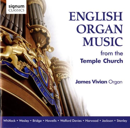 Englische Orgelmusik aus der Temple Church von SIGNUM