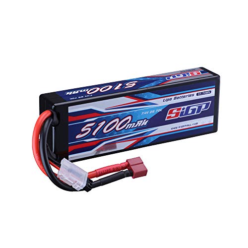 SIGP 2S Lipo Akku 7.4V 5100mAh 70C RC Akku Hardcase mit T Anschluss für RC Fahrzeuge Auto LKW Tank Buggy Truggy Boot Racing Hobby SIGP 2S Lipo Akku 7.4V 5100mAh 70C RC Akku Hardcase mit T Anschluss für RC Fahrzeuge Auto LKW Tank Buggy Truggy Boot Racing Hobby von SIGP