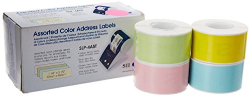 SII Seiko Instruments Etiketten bunt sortiert SLP-4AST SII Seiko Instruments Etiketten bunt sortiert SLP-4AST von SII
