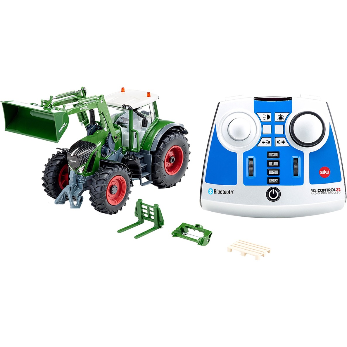 CONTROL32 Fendt 933 Vario mit Frontlader und Bluetooth-Fernsteuermodul, RC von SIKU