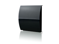 Komplettes Außenwandgitter aus schwarzem Kunststoff mit Front aus schwarz pulverbeschichtetem Aluminium für Ventilator RV50 (50536 und 50523) und Siku Sphere 160. von SIKU