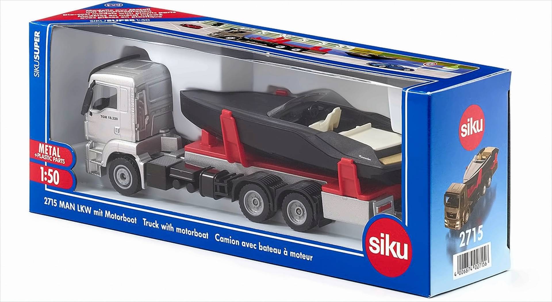 SIKU - MAN LKW mit Motorboot von SIKU