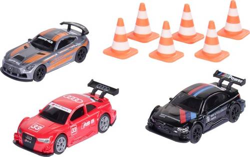 SIKU PKW Modell Mercedes Benz, Audi, BMW Mercedes Benz AMG GT4, Audi RS 5 Racing, BMW M4 Fertigmodel von SIKU