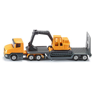 siku Tieflader mit Bagger 1611 Spielzeugauto siku Tieflader mit Bagger 1611 Spielzeugauto von SIKU