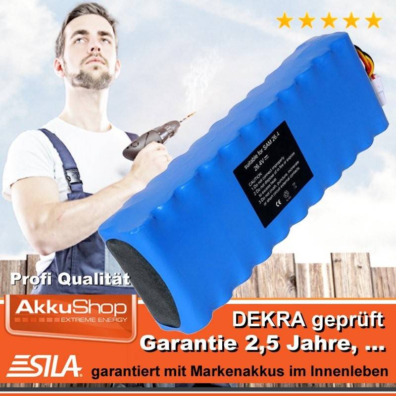 Akku für SAMSUNG NAVIBOT VC-RS60, VC-RS60H, VC-RS62, DJ96-0079A von SILA