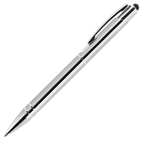 SILBERKANNE Exclusiver Kugelschreiber Eleganz 14x1 cm Silber Plated versilbert. Fertig zum verschenken mit schicker Geschenkverpackung von SILBERKANNE