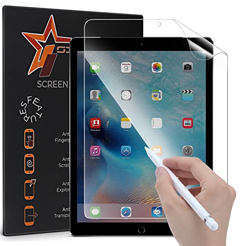 SILCOSTAR Displayschutzfolie für Apple iPad Pro 12,9 Zoll (2015/2017), Ultra HD Klares Papier Displayschutzfolie für Apple iPad Pro 12,9 Zoll (12,9 Zoll), 2. Generation von SILCOSTAR