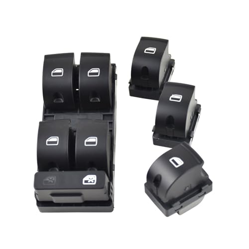 Fensterheberschalter Für A4 B6 B7 2003-2008 Auto Elektrische Power Master Fenster Schalter Taste 8E0959851B 4F0959855A Fensterheber Schalter(Set) von SILHUP