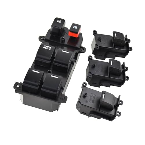 Fensterheberschalter Für CR-V Für CRV 2007-2011 Set 35760-SWA-J01 35760SWAJ01 Elektrische Power Master Fensterheber Control Schalter Taste Panel Fensterheber Schalter(C) von SILHUP