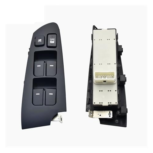 Fensterheberschalter Für Kia Für Forte Für LX 2011 2012 14 Pin Auto Power Fenster Schalter 935701M100WK LH Linke Tür Fahrerseite Fensterheber Schalter(White bottom panel) von SILHUP