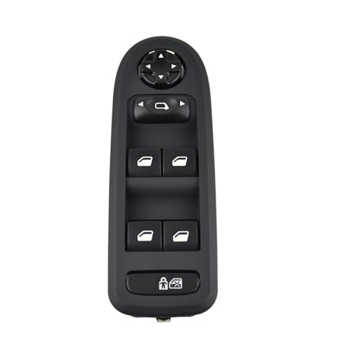 Fensterheberschalter Für Peugeot 308 508 Für Citroen Für C5 2007-2013 96666933ZD 30170396 Elektrische Fenster Master Schalter Taste Konsole Fensterheber Schalter(Schwarz) von SILHUP