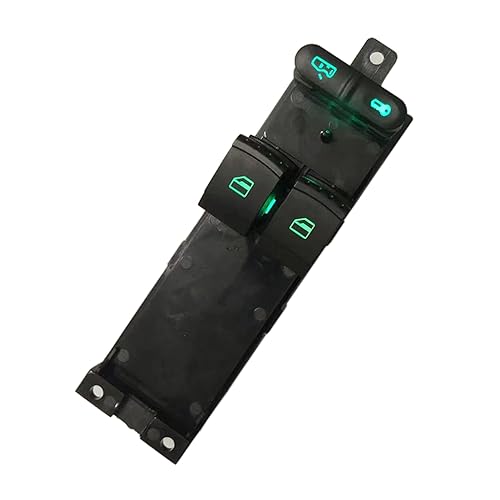 Fensterheberschalter Für Skoda Für Fabia Für Octavia Für Combi Für Stufenheck Doppeltür 1J3 959 857A Fensterheberschalter Fit Fensterheber Schalter(Green) von SILHUP
