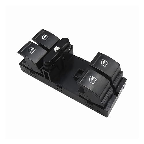 Fensterheberschalter Für VW Für GOLF V Für AMAROK 1K4959857B/5ND959857 Auto Elektrische Power Master Fenster Schalter Taste Fensterheber Schalter(NO Chrome) von SILHUP