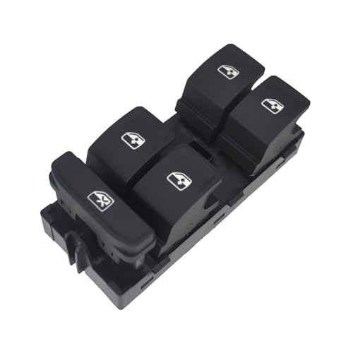 Fensterheberschalter Für VW Für Golf Für MK7 Für Passat B8 2013-2018 5G0959857 Electric Power Fenster Haupt Control Taste Fenster Schalter Fensterheber Schalter(NoelectroplateRed) von SILHUP