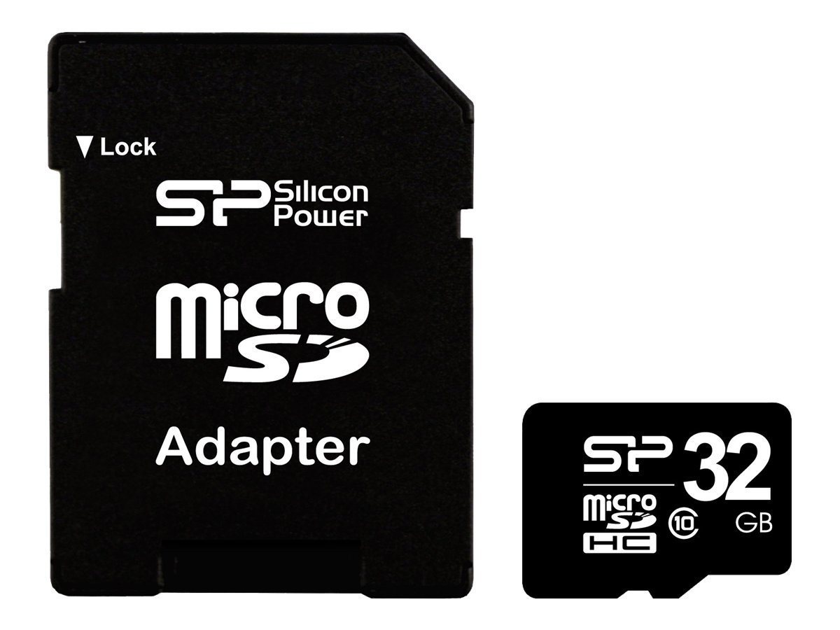 SILICON POWER SILICON POWER Micro SDCard 32GB SDHC Class 10 mit/adapter Micro SD-Karte SILICON POWER SILICON POWER Micro SDCard 32GB SDHC Class 10 mit/adapter Micro SD-Karte von SILICON POWER