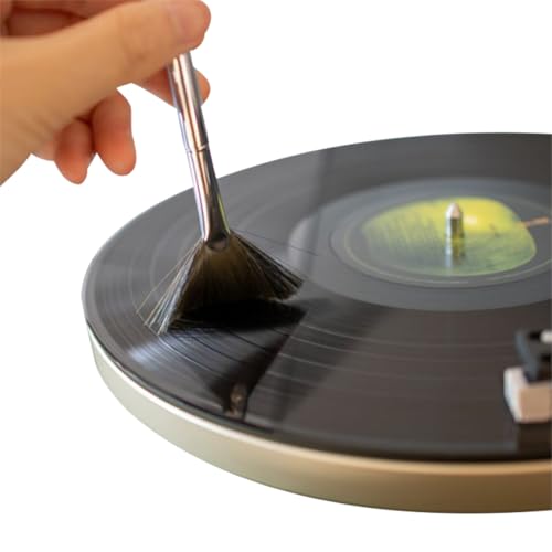 Matrix Antistatische Reinigungsbürste mit doppelter Wirkung, leitfähige Haar-Vinyl-Schallplatten-Reinigungsbürste für Audio, Plattenspieler, LP, CD und Stylus-Nadel Matrix Antistatische Reinigungsbürste mit doppelter Wirkung, leitfähige Haar-Vinyl-Schallplatten-Reinigungsbürste für Audio, Plattenspieler, LP, CD und Stylus-Nadel von SILSTAR PROFESSIONAL