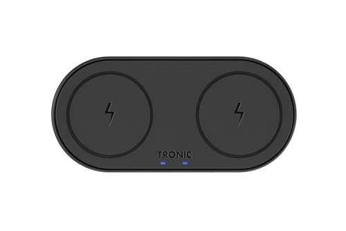 Tronic Qi Ladepad TLD 2 A1 - Ladegerät für alle Qi fähigen Smartphones - gleichzeitges Aufladen von 2 Endgeräten Schwarz Tronic Qi Ladepad TLD 2 A1 - Ladegerät für alle Qi fähigen Smartphones - gleichzeitges Aufladen von 2 Endgeräten Schwarz von SILVER CREST