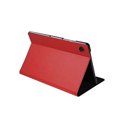 SilverHt Bookcase Wave Funda Tablet 10.5 para Samsung Galaxy TAB A8 Modell SM-X200 SM-X205 Roja von SILVERHT