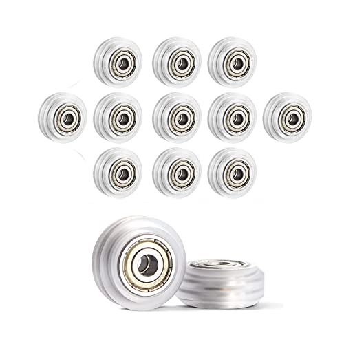 SIMAX3D 3D-Drucker-Rollen, Polycarbonat, Gantry-Räder, V-Schlitz, 13 Stück/Packung, transparente Ender, 3 Bett-Räder, 625zz für Creality Ender Roller, Artillerie, Seitenwickler x1 Rollen von SIMAX3D