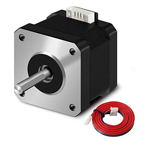 SIMAX3D Nema 17 Schrittmotor 42x38mm 1,5A 2 Phase 4 Drähte 1,8 Grad mit 39,3 Zoll Kabel für Creality CR-10 10S Ender 3 3D-Drucker/CNC-Extruder und Y-Achse SIMAX3D Nema 17 Schrittmotor 42x38mm 1,5A 2 Phase 4 Drähte 1,8 Grad mit 39,3 Zoll Kabel für Creality CR-10 10S Ender 3 3D-Drucker/CNC-Extruder und Y-Achse von SIMAX3D