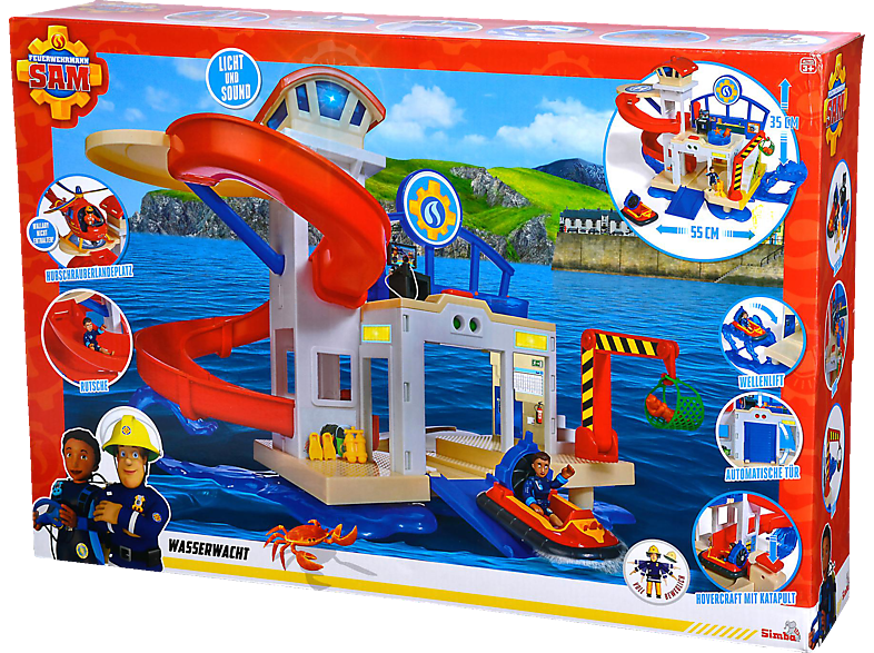 SIMBA TOYS Feuerwehrmann Sam neue Wasserwacht Spielzeugauto Mehrfarbig von SIMBA TOYS