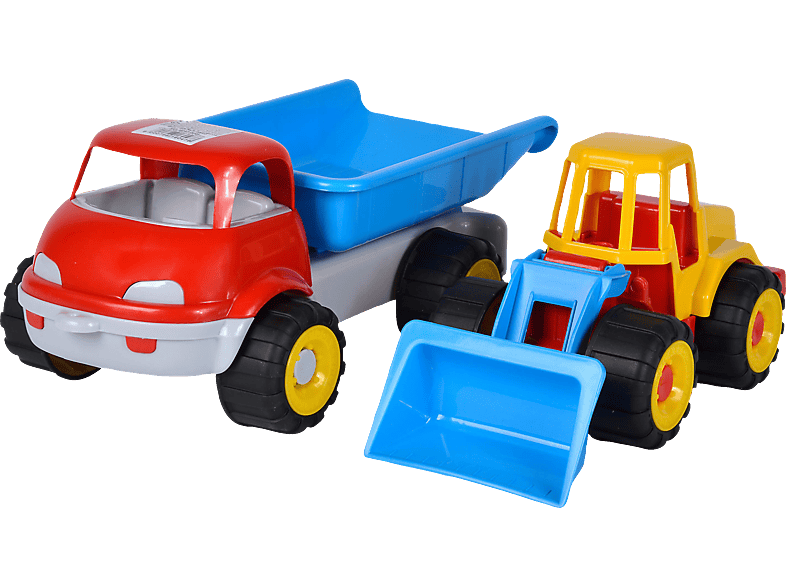 SIMBA TOYS LKW Kipper mit Bagger Spielzeugauto Mehrfarbig von SIMBA TOYS