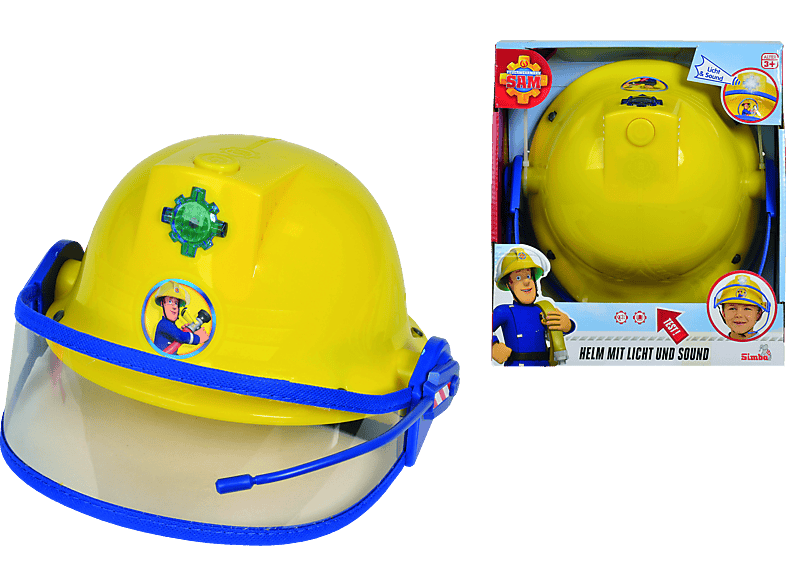 SIMBA TOYS Sam Feuerwehr Helm mit Funktion Rollenspiel Mehrfarbig von SIMBA TOYS