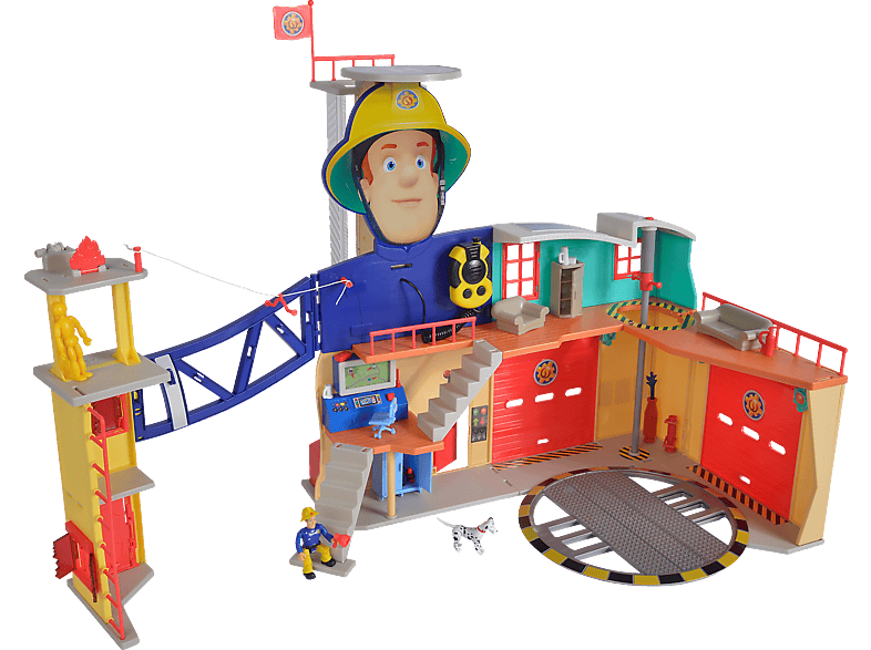 SIMBA TOYS Sam Mega-Feuerwehrstation XXL Spielset, Mehrfarbig SIMBA TOYS Sam Mega-Feuerwehrstation XXL Spielset, Mehrfarbig von SIMBA TOYS
