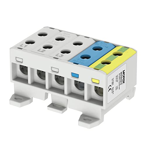Al-CU Schienenmontageblock MAA5035A10 grau, blau, grün gelb Marke SIMET von SIMET