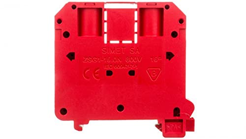 Schraubklemmenblock ZSG1-16.0NC rot Marke SIMET Schraubklemmenblock ZSG1-16.0NC rot Marke SIMET von SIMET