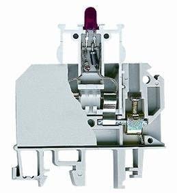 Schraubklemmenblock ZUB1-2.5D (12 V), Grau von SIMET