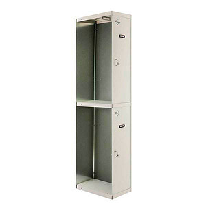 Simonrack Anbau-Spind SIMONLOCKER DIY grau 8435104936269, 2 Schließfächer 40,0 x 50,0 x 180,0 cm von SIMONRACK