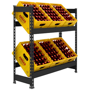 Simonrack Getränkekistenregal SIMONBOTTLE 2 8425437129582 anthrazit 100,0 x 30,0 x 100,0 cm Simonrack Getränkekistenregal SIMONBOTTLE 2 8425437129582 anthrazit 100,0 x 30,0 x 100,0 cm von SIMONRACK