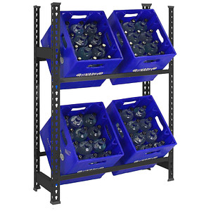 Simonrack Getränkekistenregal SIMONBOTTLE 2 8425437129605 anthrazit 80,0 x 30,0 x 100,0 cm Simonrack Getränkekistenregal SIMONBOTTLE 2 8425437129605 anthrazit 80,0 x 30,0 x 100,0 cm von SIMONRACK