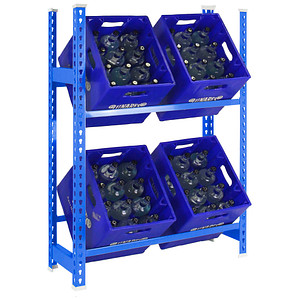 Simonrack Getränkekistenregal SIMONBOTTLE 2 8435104962404 blau 80,0 x 30,0 x 100,0 cm Simonrack Getränkekistenregal SIMONBOTTLE 2 8435104962404 blau 80,0 x 30,0 x 100,0 cm von SIMONRACK