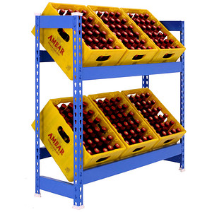 Simonrack Getränkekistenregal SIMONBOTTLE 2 8435104962411 blau 100,0 x 30,0 x 100,0 cm Simonrack Getränkekistenregal SIMONBOTTLE 2 8435104962411 blau 100,0 x 30,0 x 100,0 cm von SIMONRACK
