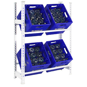Simonrack Getränkekistenregal SIMONBOTTLE 2 8435104962503 weiß 80,0 x 30,0 x 100,0 cm von SIMONRACK