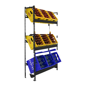 Simonrack Getränkekistenregal SIMONBOTTLE 3 8425437129612 anthrazit 100,0 x 30,0 x 180,0 cm Simonrack Getränkekistenregal SIMONBOTTLE 3 8425437129612 anthrazit 100,0 x 30,0 x 180,0 cm von SIMONRACK