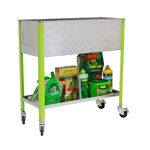 Simonrack Hochbeet SIMONGARDEN URBAN Metall grün, silber rechteckig 120,0 x 92,5 cm von SIMONRACK