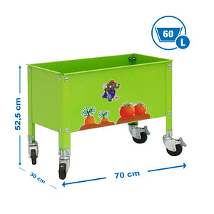 Simonrack Hochbeet SIMONGARDEN URBAN Metall grün rechteckig 70,0 x 48,5 cm von SIMONRACK