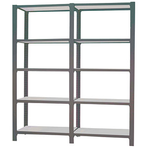Simonrack Regal OFFICLICK 8425437108921 anthrazit, silber 180,0 x 40,0 x 210,0 cm von SIMONRACK