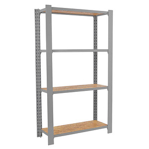 Simonrack Regal OFFICLICK 8425437127502 grau, braun 80,0 x 30,0 x 150,0 cm von SIMONRACK