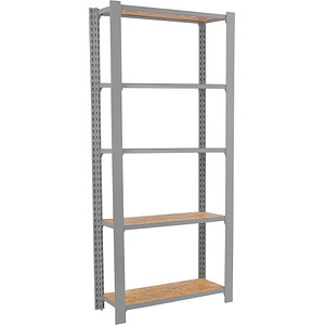 Simonrack Regal OFFICLICK 8425437127533 grau, braun 80,0 x 30,0 x 210,0 cm von SIMONRACK