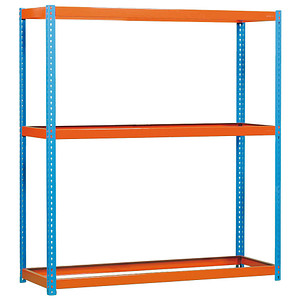 Simonrack Schwerlastregal ECOFORTE 1204-3 8435104922583 orange, blau 120,0 x 45,0 x 200,0 cm von SIMONRACK