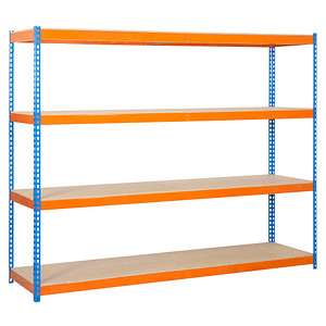 Simonrack Schwerlastregal ECOFORTE 1206-4 458100047201264 orange, blau 120,0 x 60,0 x 200,0 cm von SIMONRACK