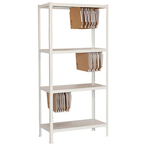 Simonrack Schwerlastregal FILECLICK PLUS 4 8435104939420 weiß 100,0 x 36,0 x 160,0 cm von SIMONRACK