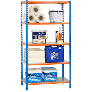 Simonrack Schwerlastregal KIT SIMONCLICK 5/500 457100024189055 orange, blau, verzinkt 90,0 x 50,0 x 180,0 cm Simonrack Schwerlastregal KIT SIMONCLICK 5/500 457100024189055 orange, blau, verzinkt 90,0 x 50,0 x 180,0 cm von SIMONRACK