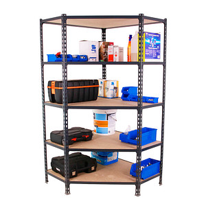 Simonrack Schwerlastregal MADERCLICK 8425437135224 anthrazit 90,0 x 40,0 x 180,0 cm Simonrack Schwerlastregal MADERCLICK 8425437135224 anthrazit 90,0 x 40,0 x 180,0 cm von SIMONRACK