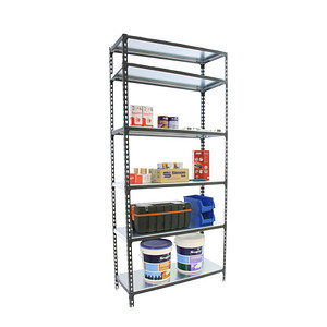 Simonrack Schwerlastregal SIMONCLICK 8425437098338 anthrazit, weiß 90,0 x 40,0 x 250,0 cm von SIMONRACK
