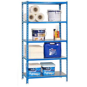 Simonrack Schwerlastregal SIMONCLICK MEGAPLUS 8425437076961 blau, silber 120,0 x 50,0 x 200,0 cm von SIMONRACK